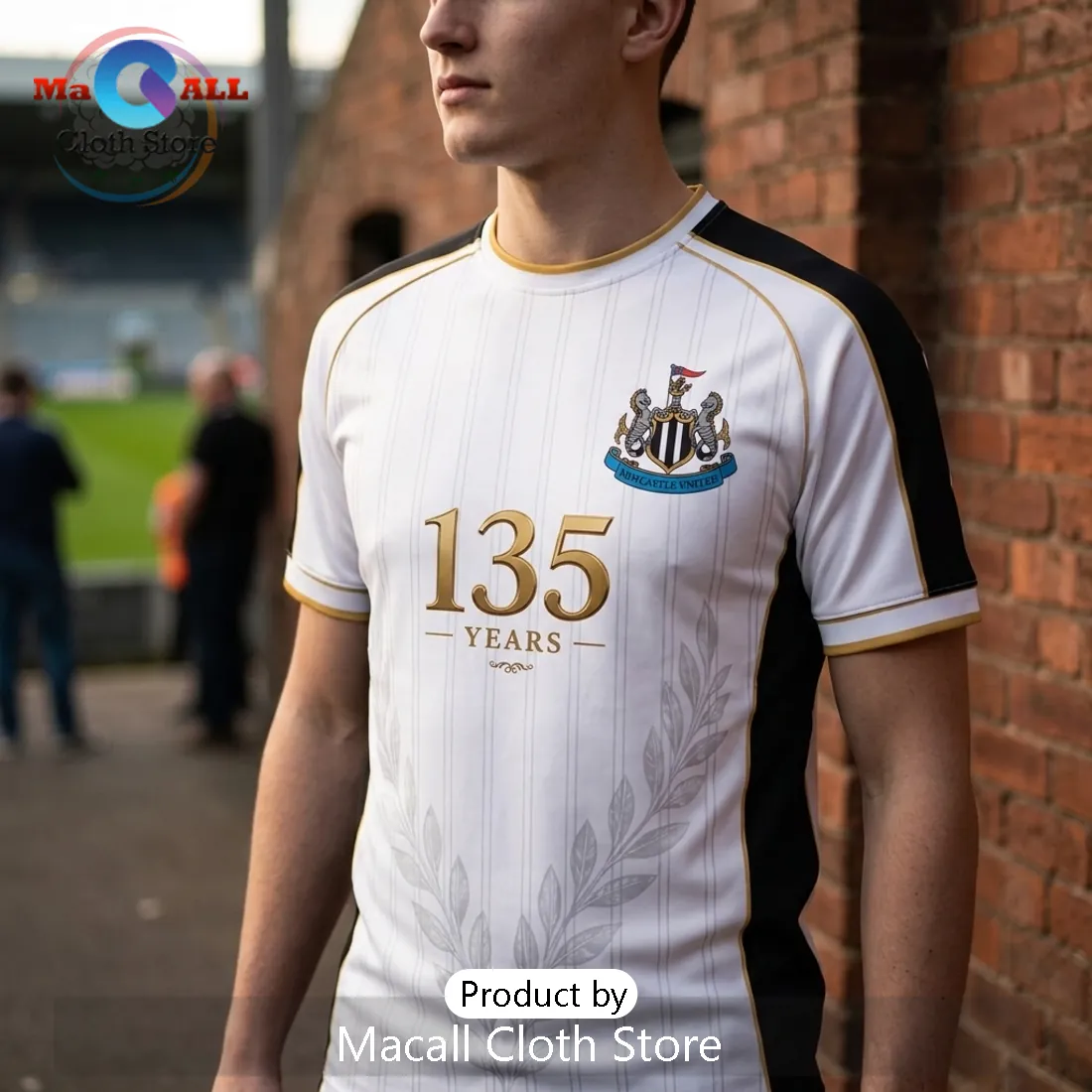 Newcastle United 135 Year Anniversary Commemorative T-Shirt Newcastle United 135 Year Anniversary Commemorative T-Shirt