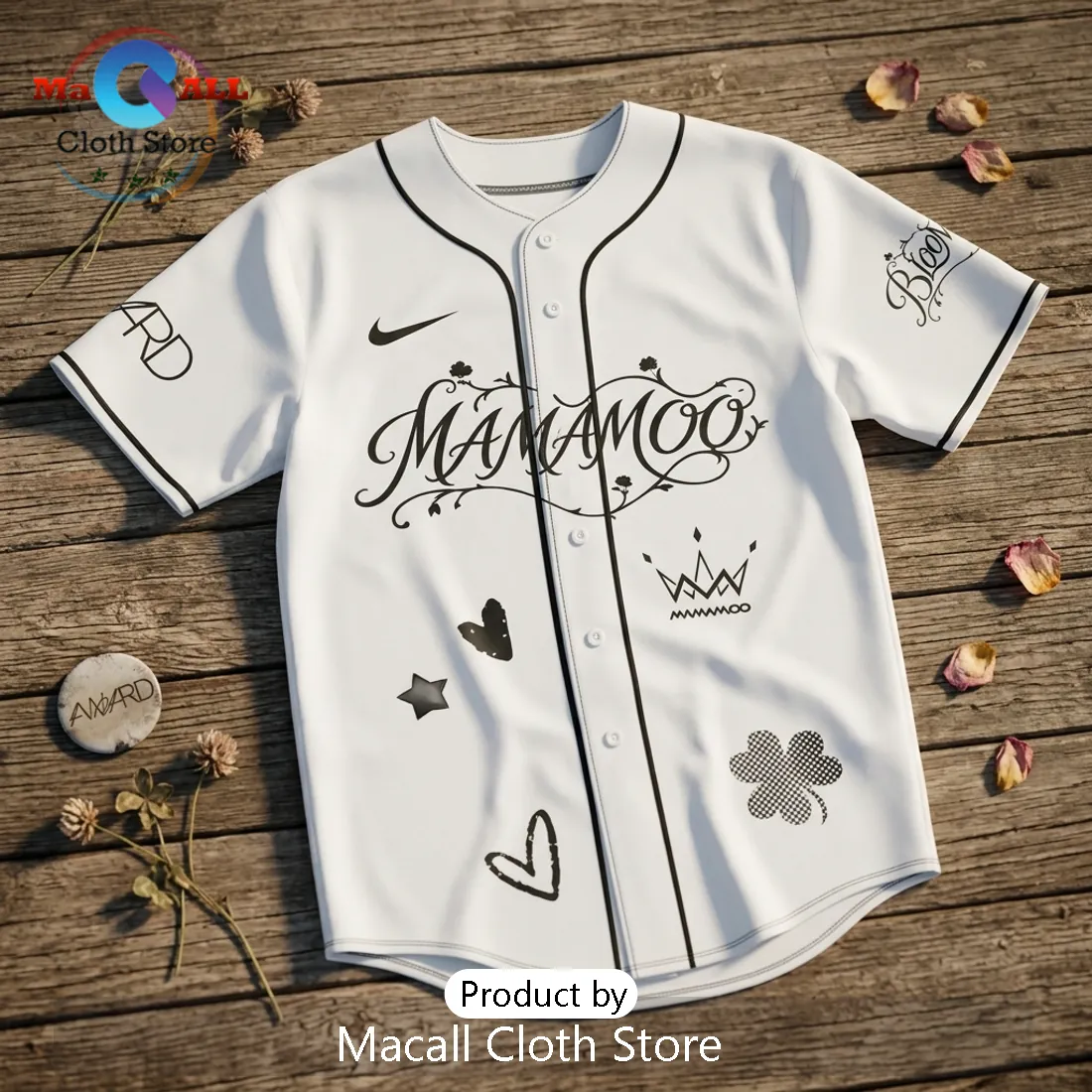 MAMAMOO 2026 4WARD World Tour Photo Baseball Jersey MAMAMOO 2026 4WARD World Tour Photo Baseball Jersey