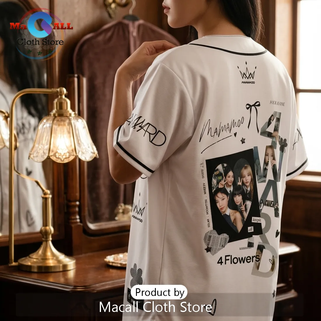 MAMAMOO 2026 4WARD World Tour Photo Baseball Jersey MAMAMOO 2026 4WARD World Tour Photo Baseball Jersey