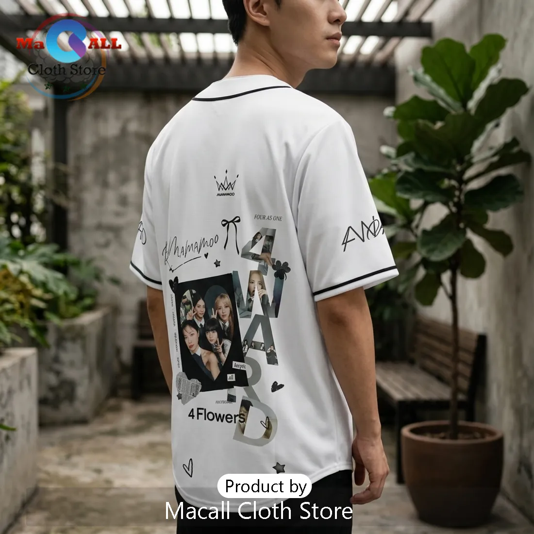 MAMAMOO 2026 4WARD World Tour Photo Baseball Jersey MAMAMOO 2026 4WARD World Tour Photo Baseball Jersey