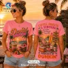 Tom Petty Beach Vibes Pink T-Shirt