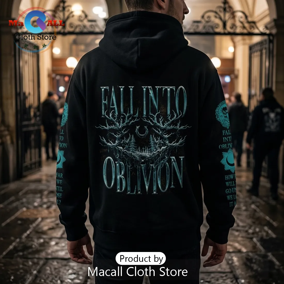 Lorna Shore Fall Into Oblivion Tour Black Hoodie 2026 Lorna Shore Fall Into Oblivion Tour Black Hoodie 2026