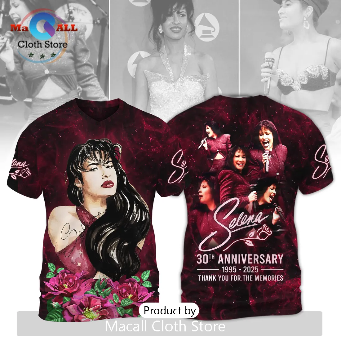 Selena Quintanilla 30th Anniversary Tribute Pullover Hoodie Selena Quintanilla 30th Anniversary Tribute Pullover Hoodie