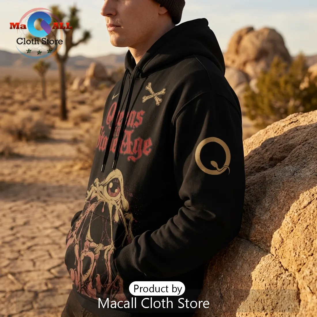 Queens of the Stone Age Premium Pullover Hoodie Queens of the Stone Age Premium Pullover Hoodie