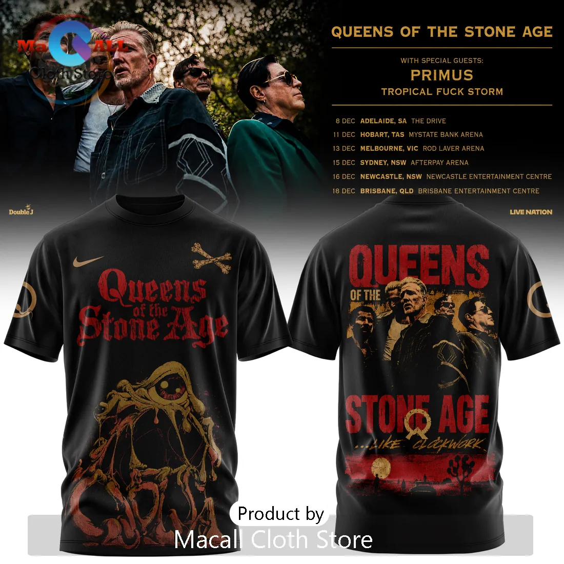 Queens of the Stone Age Premium Pullover Hoodie Queens of the Stone Age Premium Pullover Hoodie