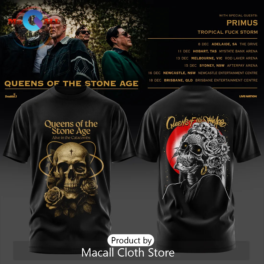 Queens of the Stone Age Skull 2026 Black Hoodie Queens of the Stone Age Skull 2026 Black Hoodie
