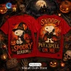 Bluey Halloween Spooky Season Red T-Shirt Bluey Halloween Spooky Season Red T-Shirt
