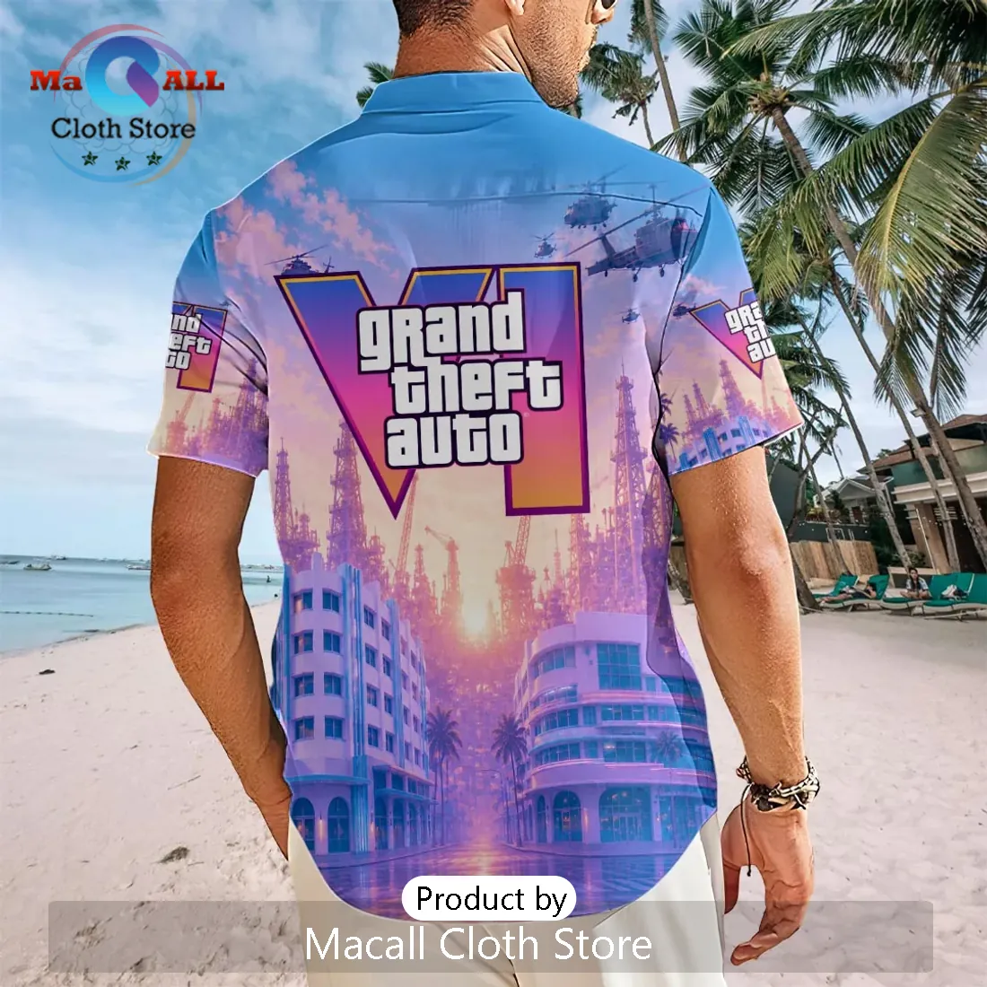 Grand Theft Auto VI Vice City Hawaiian Shirt 2026 Grand Theft Auto VI Vice City Hawaiian Shirt 2026