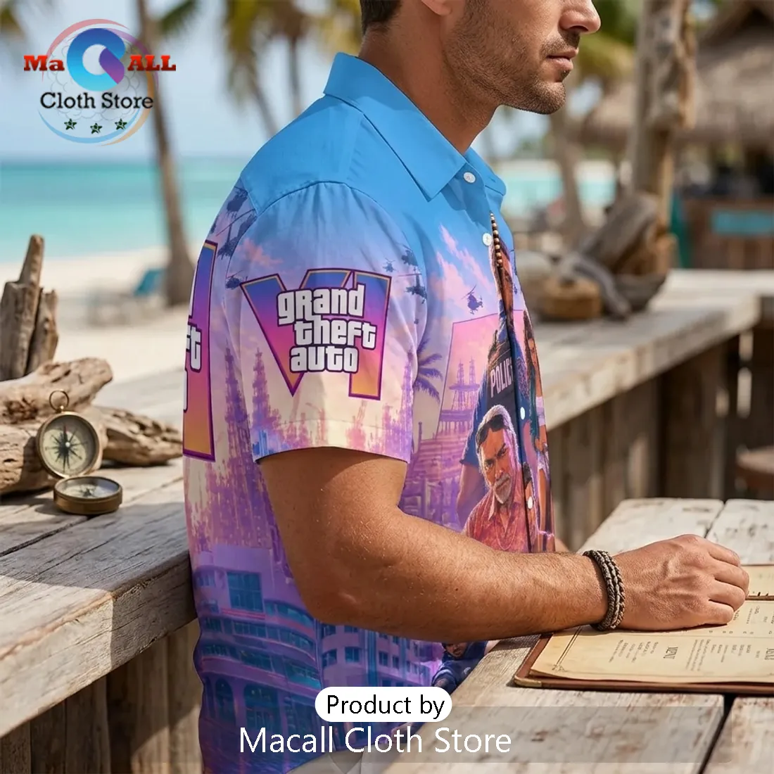 Grand Theft Auto VI Vice City Hawaiian Shirt 2026 Grand Theft Auto VI Vice City Hawaiian Shirt 2026