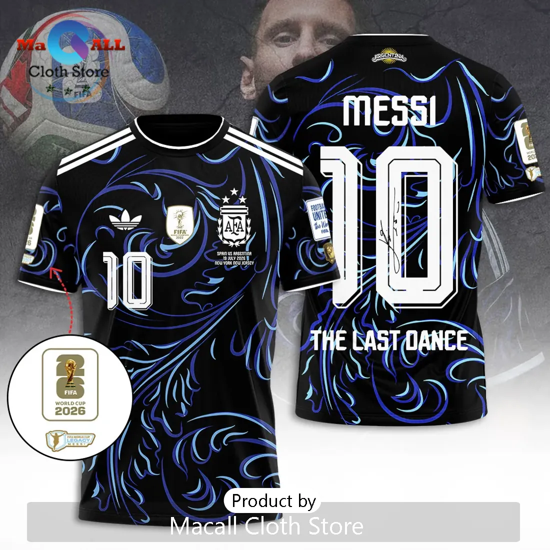 Argentina National Team Messi 2026 World Cup Hoodie Argentina National Team Messi 2026 World Cup Hoodie