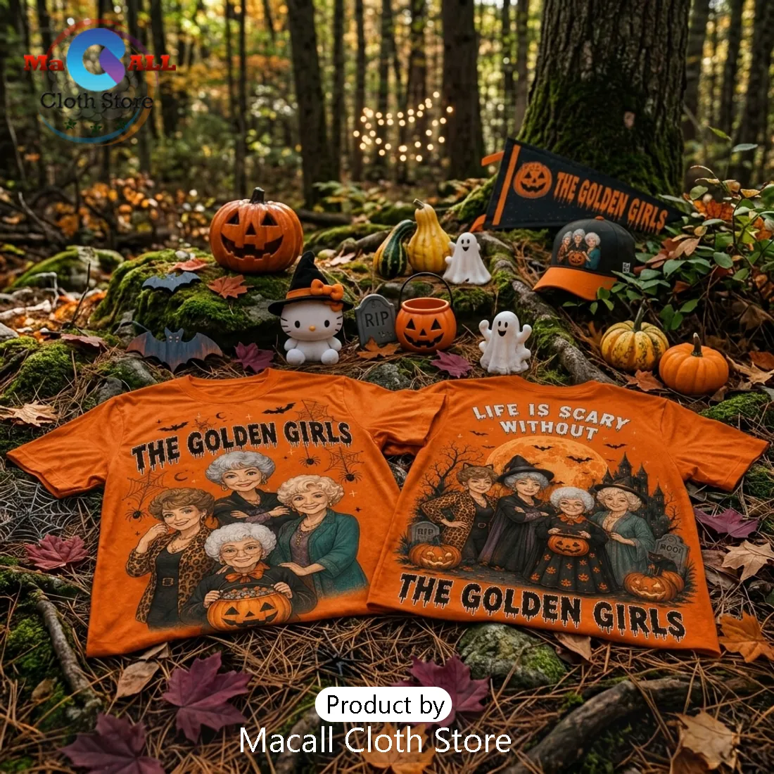 The Golden Girls Halloween Orange T-Shirt 2026