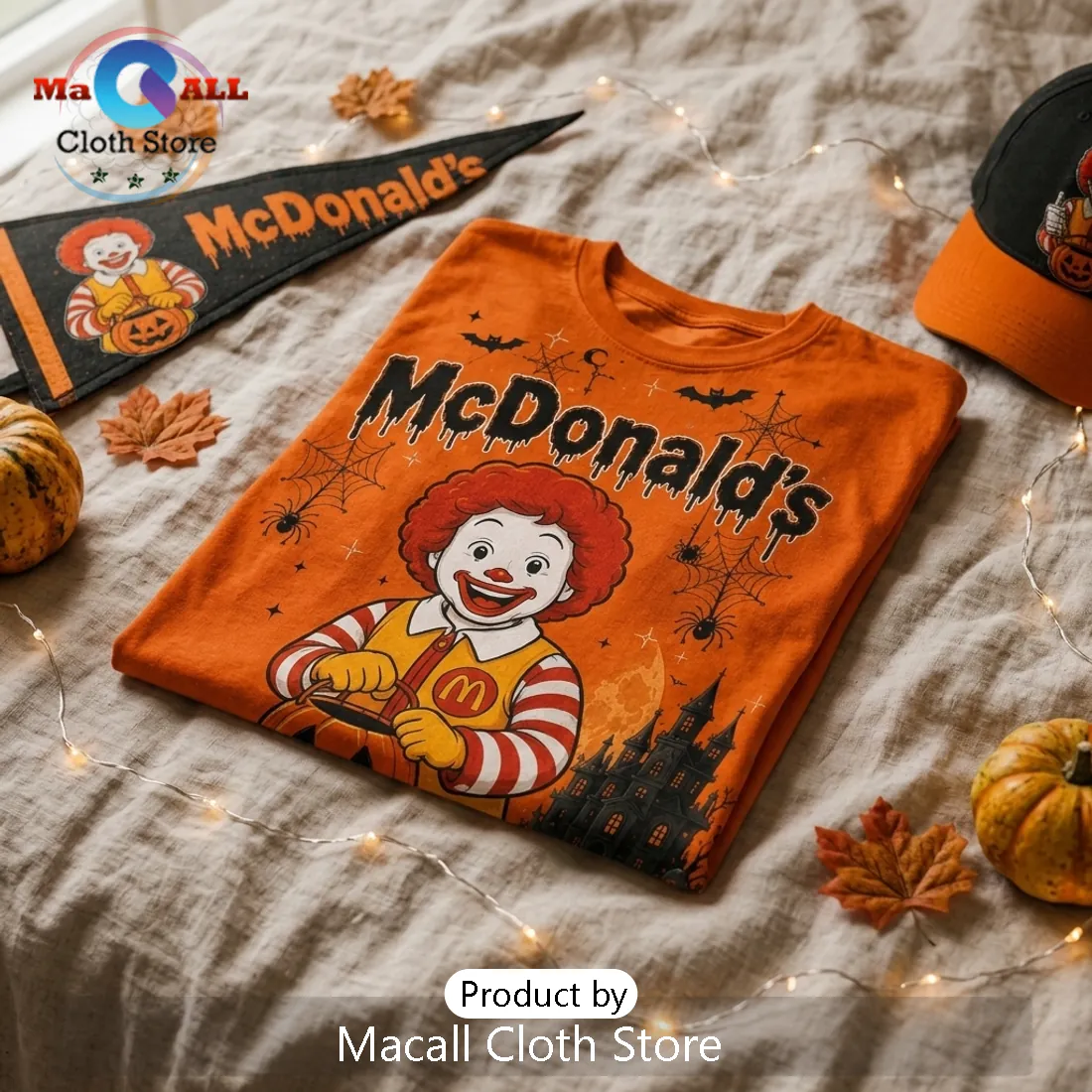 McDonald’s Life Is Scary Without Ronald Halloween Orange T-Shirt McDonald’s Life Is Scary Without Ronald Halloween Orange T-Shirt