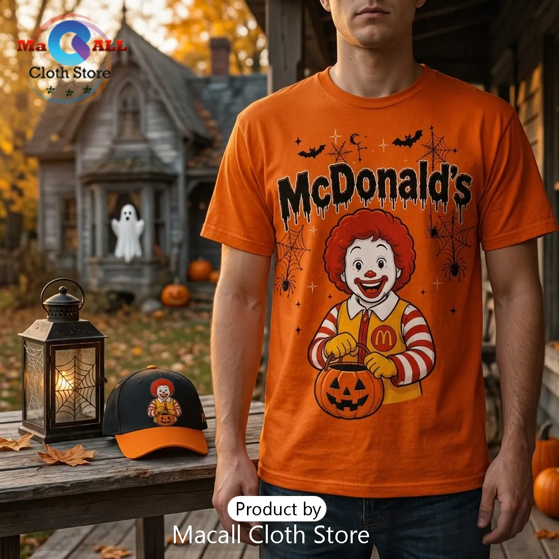 McDonald’s Life Is Scary Without Ronald Halloween Orange T-Shirt McDonald’s Life Is Scary Without Ronald Halloween Orange T-Shirt