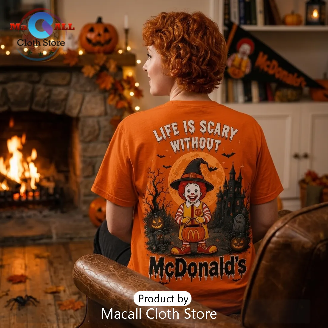 McDonald’s Life Is Scary Without Ronald Halloween Orange T-Shirt McDonald’s Life Is Scary Without Ronald Halloween Orange T-Shirt