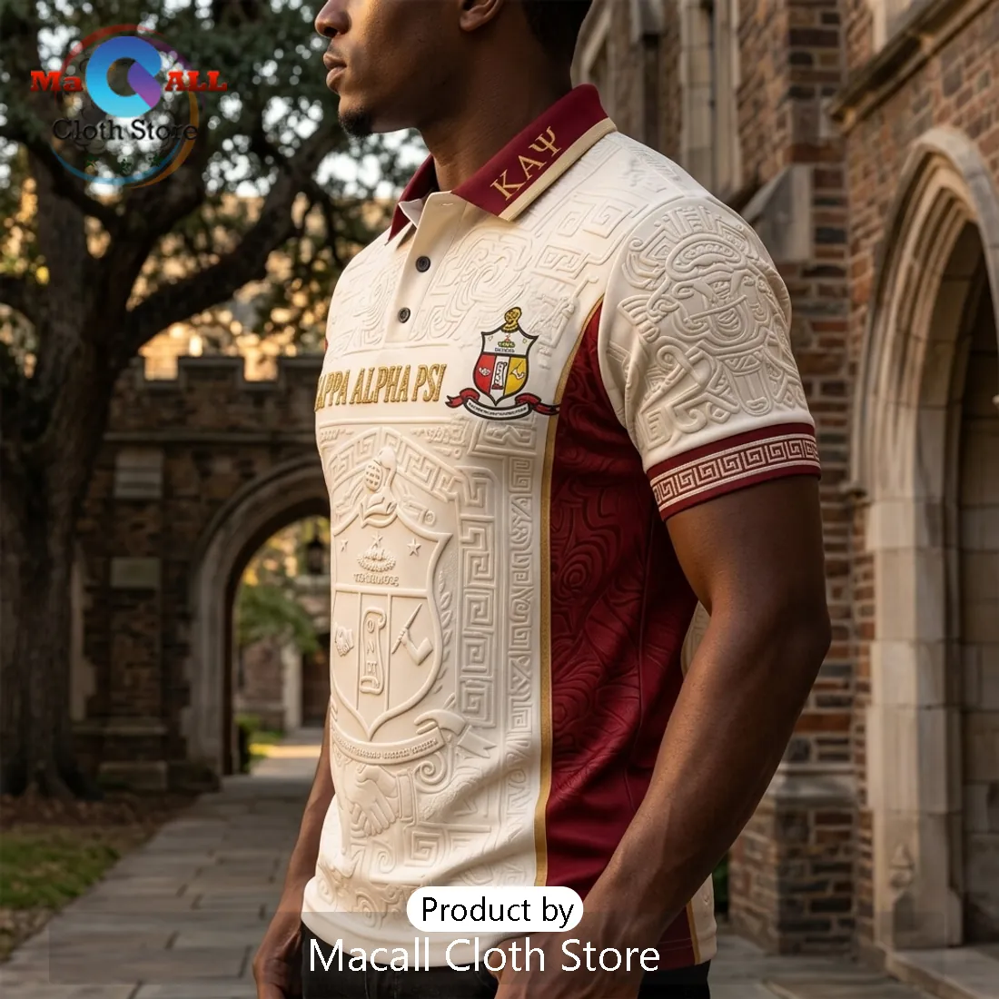 Kappa Alpha Psi Embroidered Crest Polo Shirt Kappa Alpha Psi Embroidered Crest Polo Shirt