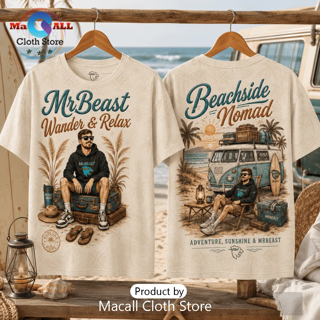 MrBeast Wander and Relax Vintage T-Shirt MrBeast Wander and Relax Vintage T-Shirt