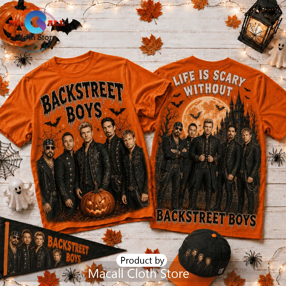 Backstreet Boys Life Is Scary Without Orange Halloween T-Shirt Backstreet Boys Life Is Scary Without Orange Halloween T-Shirt