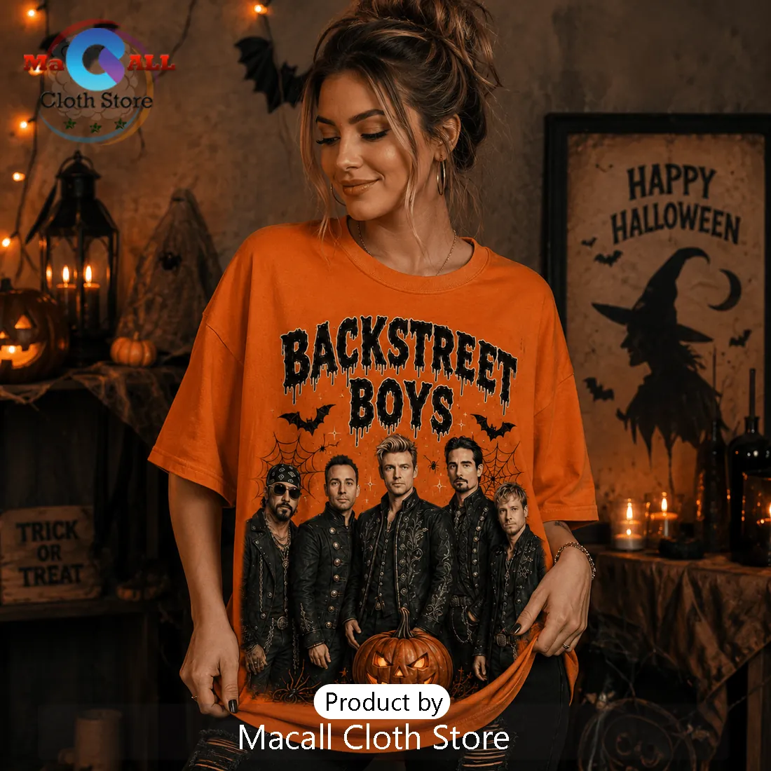 Backstreet Boys Life Is Scary Without Orange Halloween T-Shirt Backstreet Boys Life Is Scary Without Orange Halloween T-Shirt