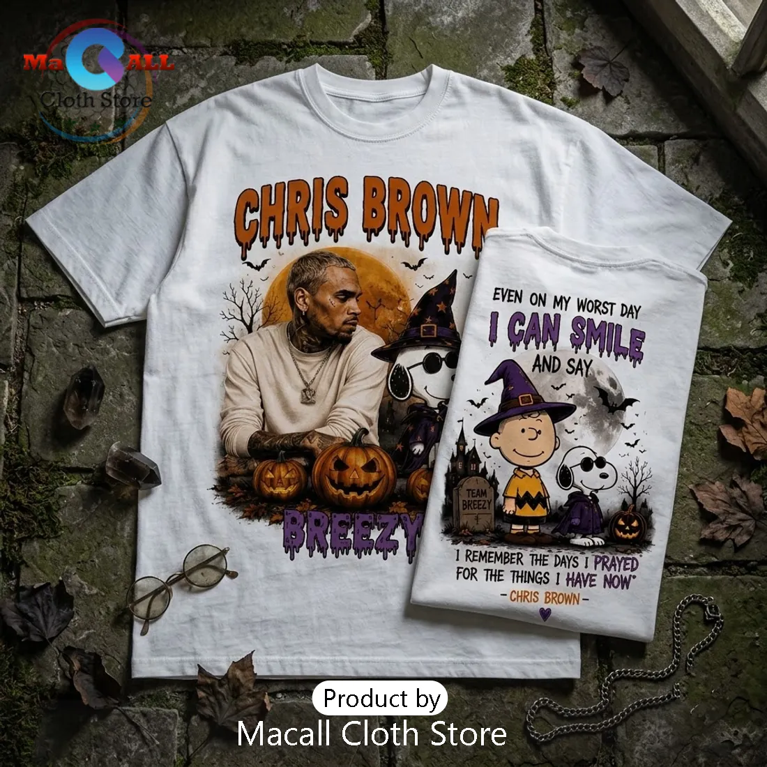 Chris Brown Snoopy Halloween 2026 T-Shirt Chris Brown Snoopy Halloween 2026 T-Shirt