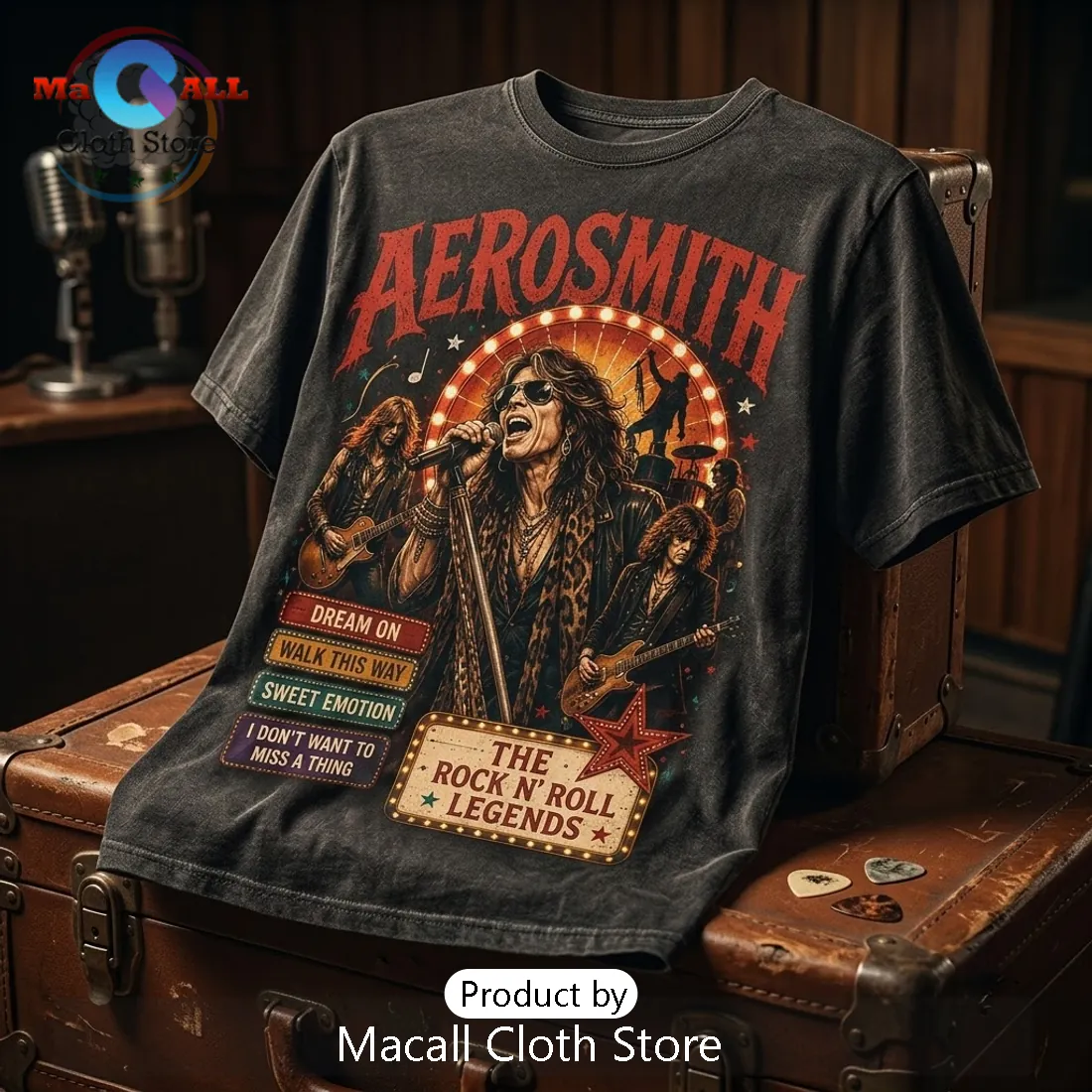 Aerosmith Bad Boys of Boston Concert T-Shirt Aerosmith Bad Boys of Boston Concert T-Shirt