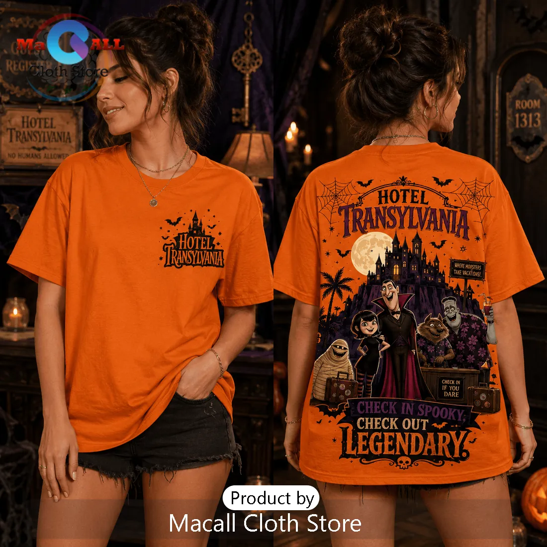 Hotel Transylvania Orange Halloween T-Shirt Hotel Transylvania Orange Halloween T-Shirt