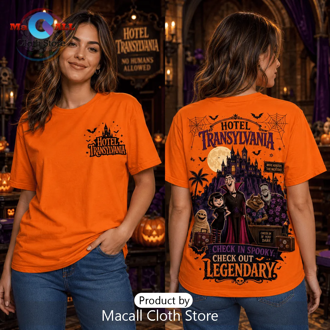 Hotel Transylvania Orange Halloween T-Shirt Hotel Transylvania Orange Halloween T-Shirt