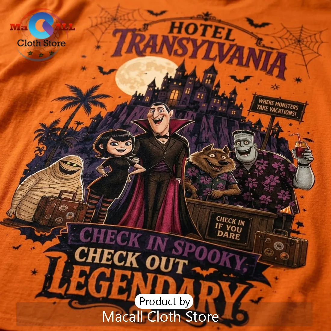 Hotel Transylvania Orange Halloween T-Shirt Hotel Transylvania Orange Halloween T-Shirt