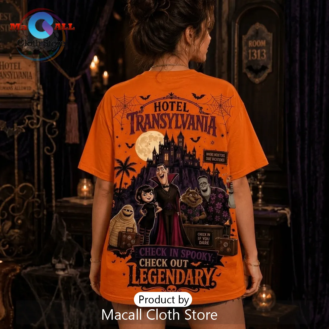 Hotel Transylvania Orange Halloween T-Shirt Hotel Transylvania Orange Halloween T-Shirt