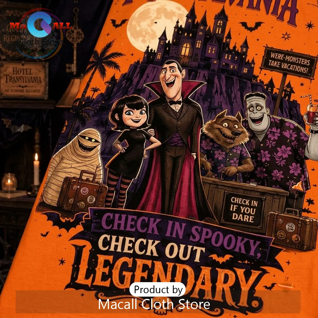 Hotel Transylvania Orange Halloween T-Shirt Hotel Transylvania Orange Halloween T-Shirt