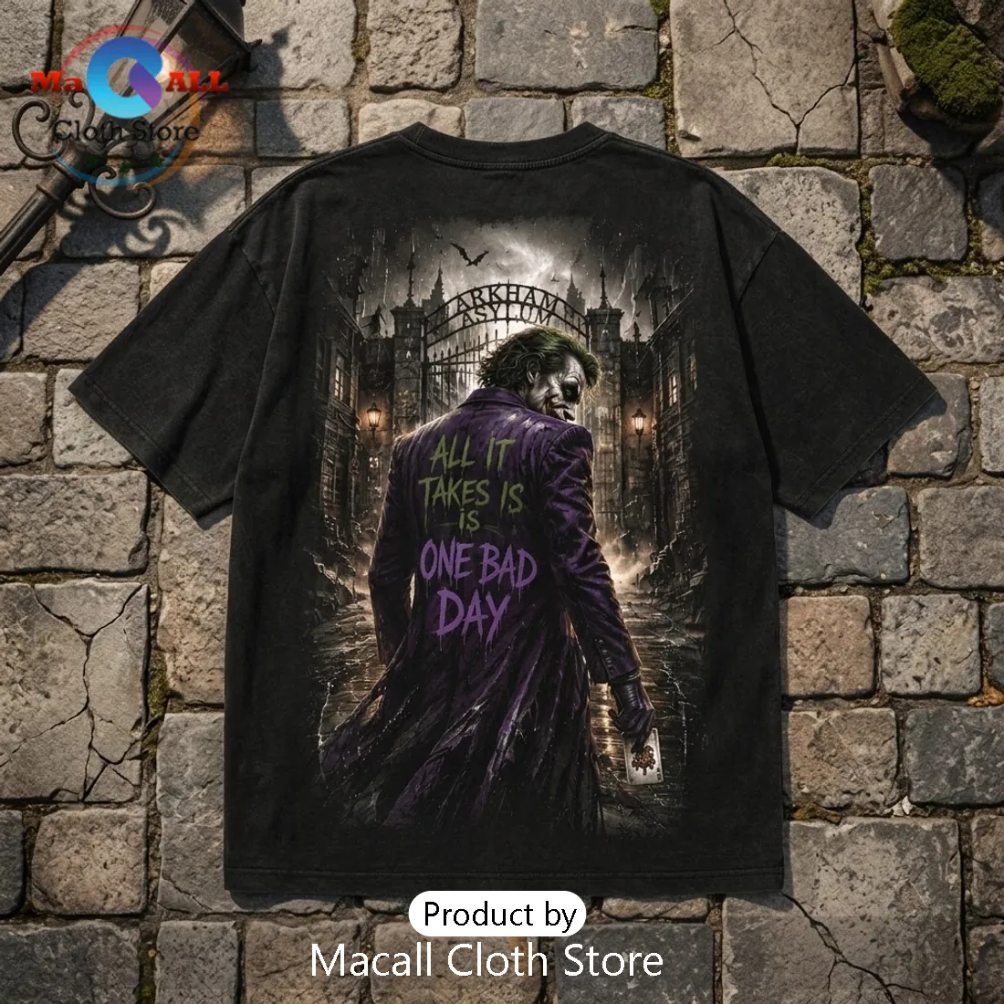 2026 Joker Arkham Asylum Halloween T-Shirt 2026 Joker Arkham Asylum Halloween T-Shirt