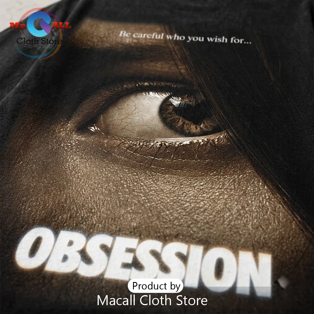 Obsession Psychological Thriller Vintage Black T-Shirt Obsession Psychological Thriller Vintage Black T-Shirt