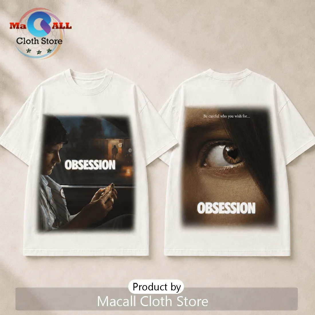 Obsession Psychological Thriller Vintage Black T-Shirt Obsession Psychological Thriller Vintage Black T-Shirt