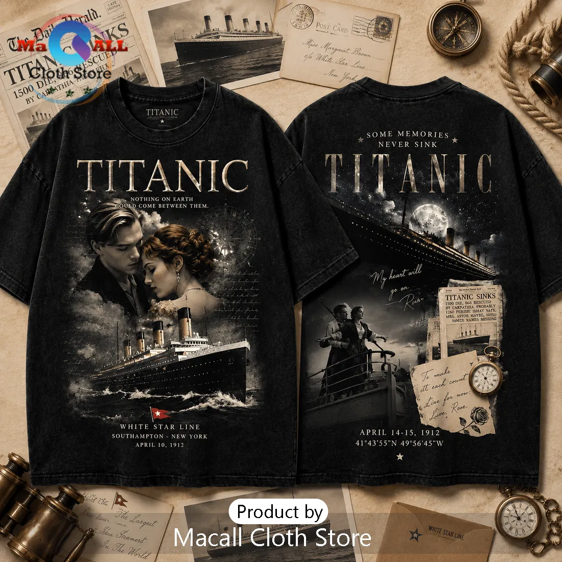 Titanic 1912 Movie Tribute Limited Edition T-Shirt Titanic 1912 Movie Tribute Limited Edition T-Shirt