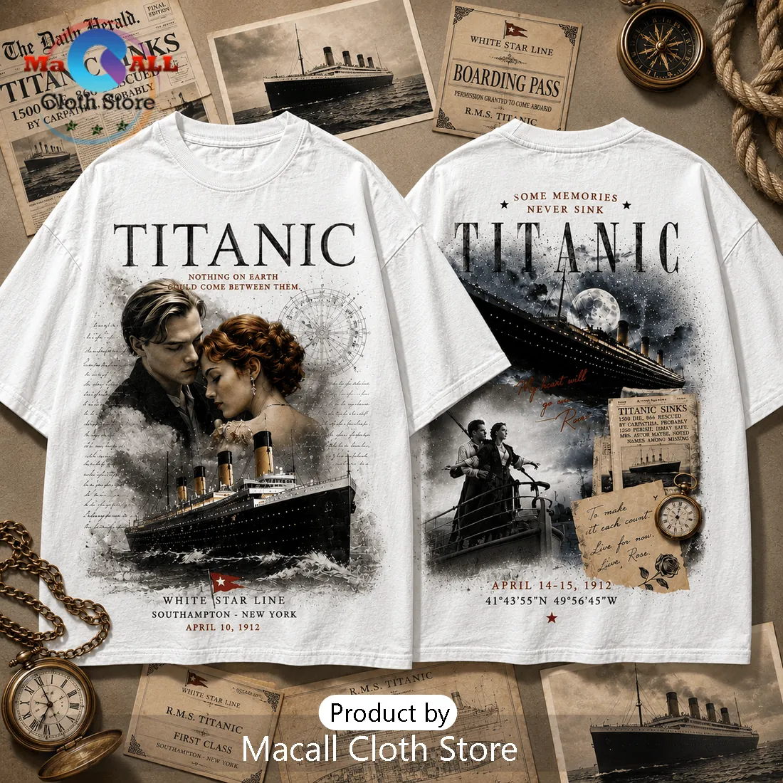 Titanic 1912 Movie Tribute Limited Edition T-Shirt Titanic 1912 Movie Tribute Limited Edition T-Shirt