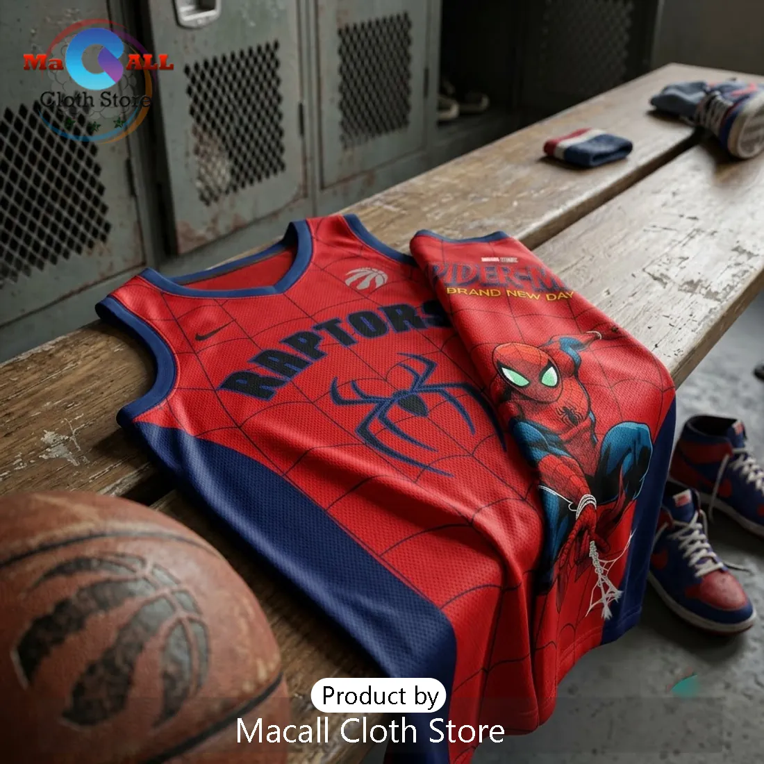 Spider-Man x Toronto Raptors 2026 Edition Basketball Jersey Spider-Man x Toronto Raptors 2026 Edition Basketball Jersey