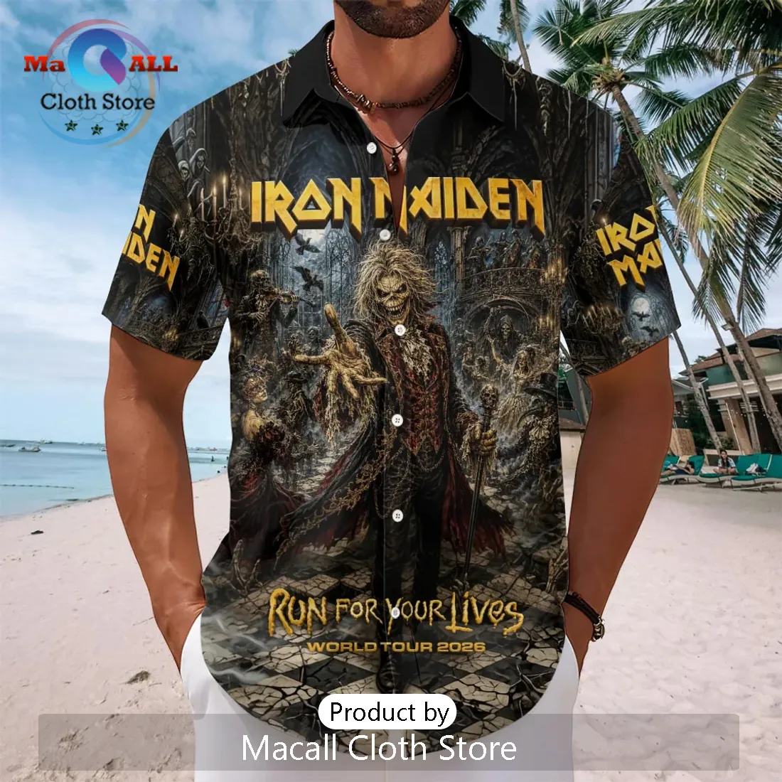 Iron Maiden Run For Your Lives 2026 Tour Hawaiian Shirt Iron Maiden Run For Your Lives 2026 Tour Hawaiian Shirt