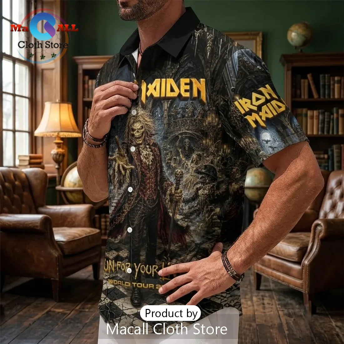Iron Maiden Run For Your Lives 2026 Tour Hawaiian Shirt Iron Maiden Run For Your Lives 2026 Tour Hawaiian Shirt