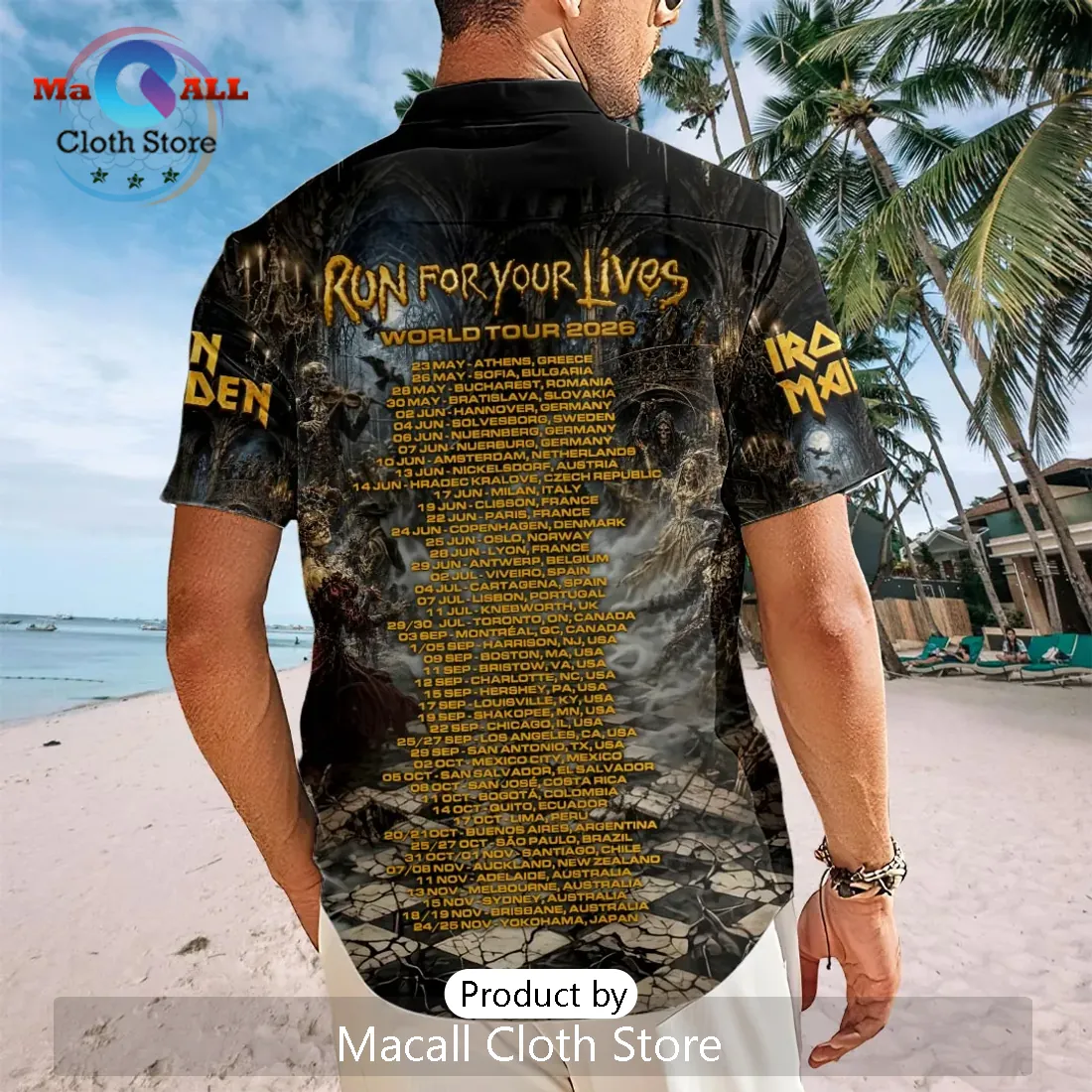 Iron Maiden Run For Your Lives 2026 Tour Hawaiian Shirt Iron Maiden Run For Your Lives 2026 Tour Hawaiian Shirt