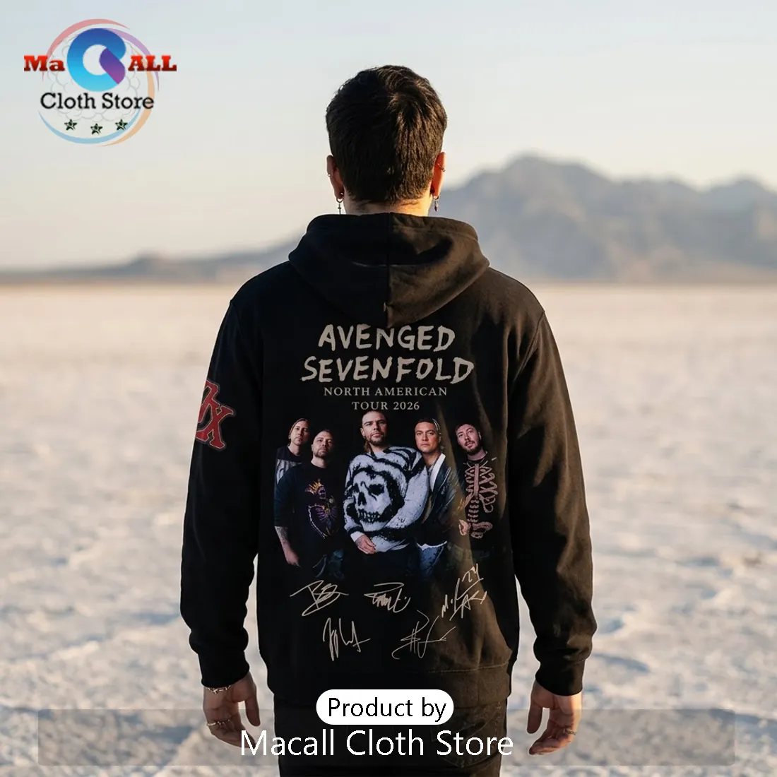 Avenged Sevenfold Signature North American Tour 2026 Hoodie Avenged Sevenfold Signature North American Tour 2026 Hoodie