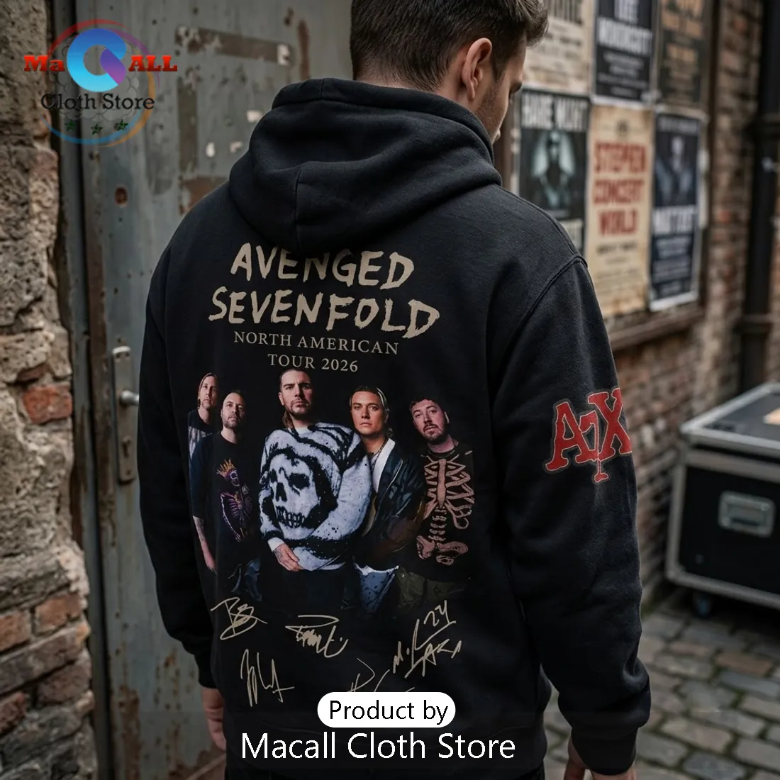 Avenged Sevenfold Signature North American Tour 2026 Hoodie Avenged Sevenfold Signature North American Tour 2026 Hoodie