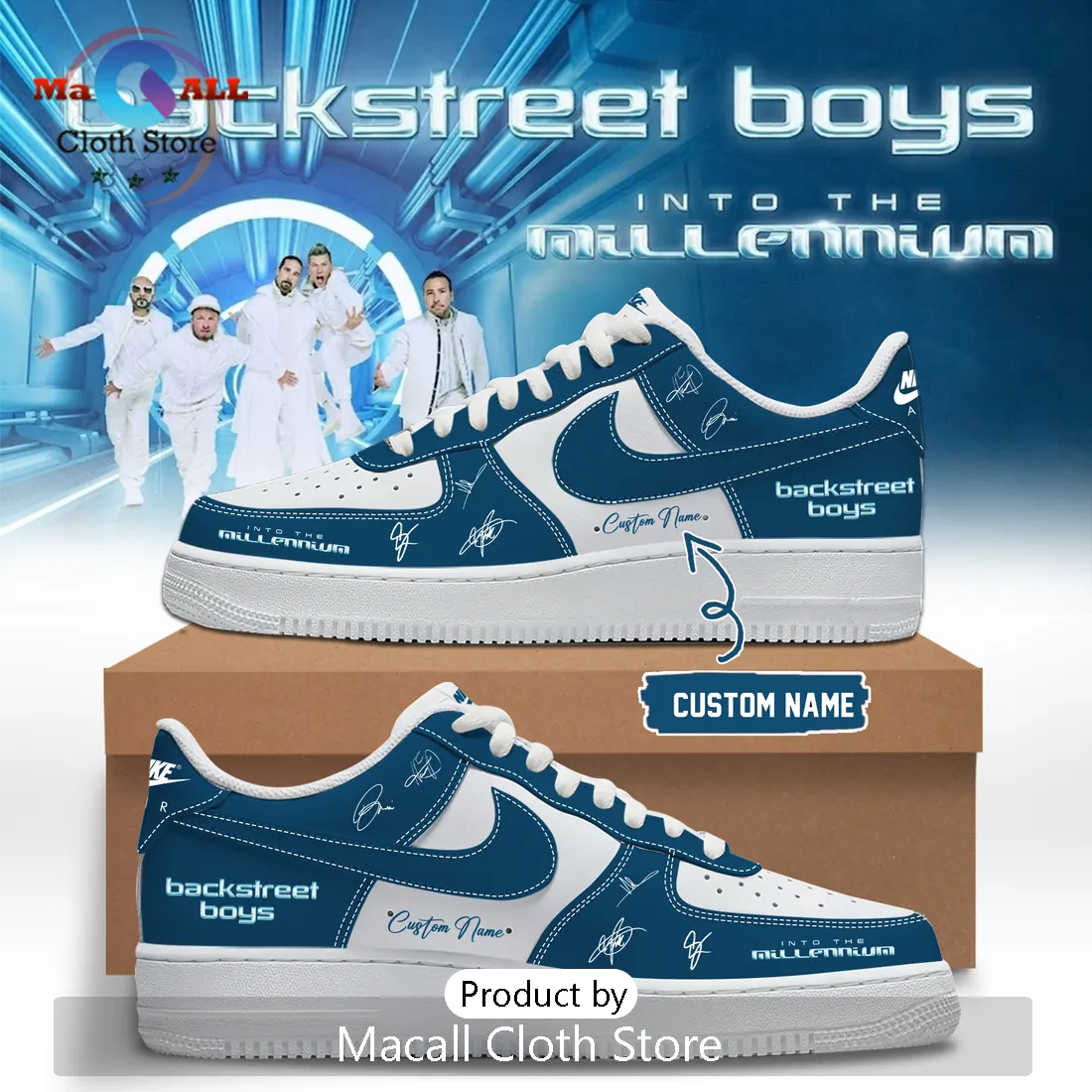 Backstreet Boys Into The Millennium Air Force 1 Sneakers Backstreet Boys Into The Millennium Air Force 1 Sneakers