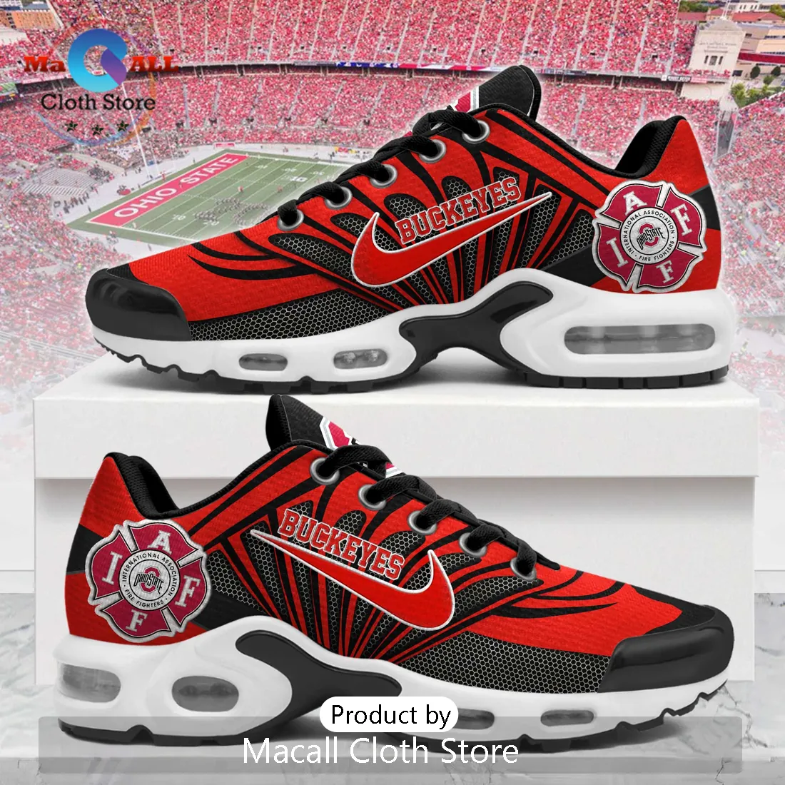 Ohio State Buckeyes IAFF Firefighter TN Sneakers Ohio State Buckeyes IAFF Firefighter TN Sneakers
