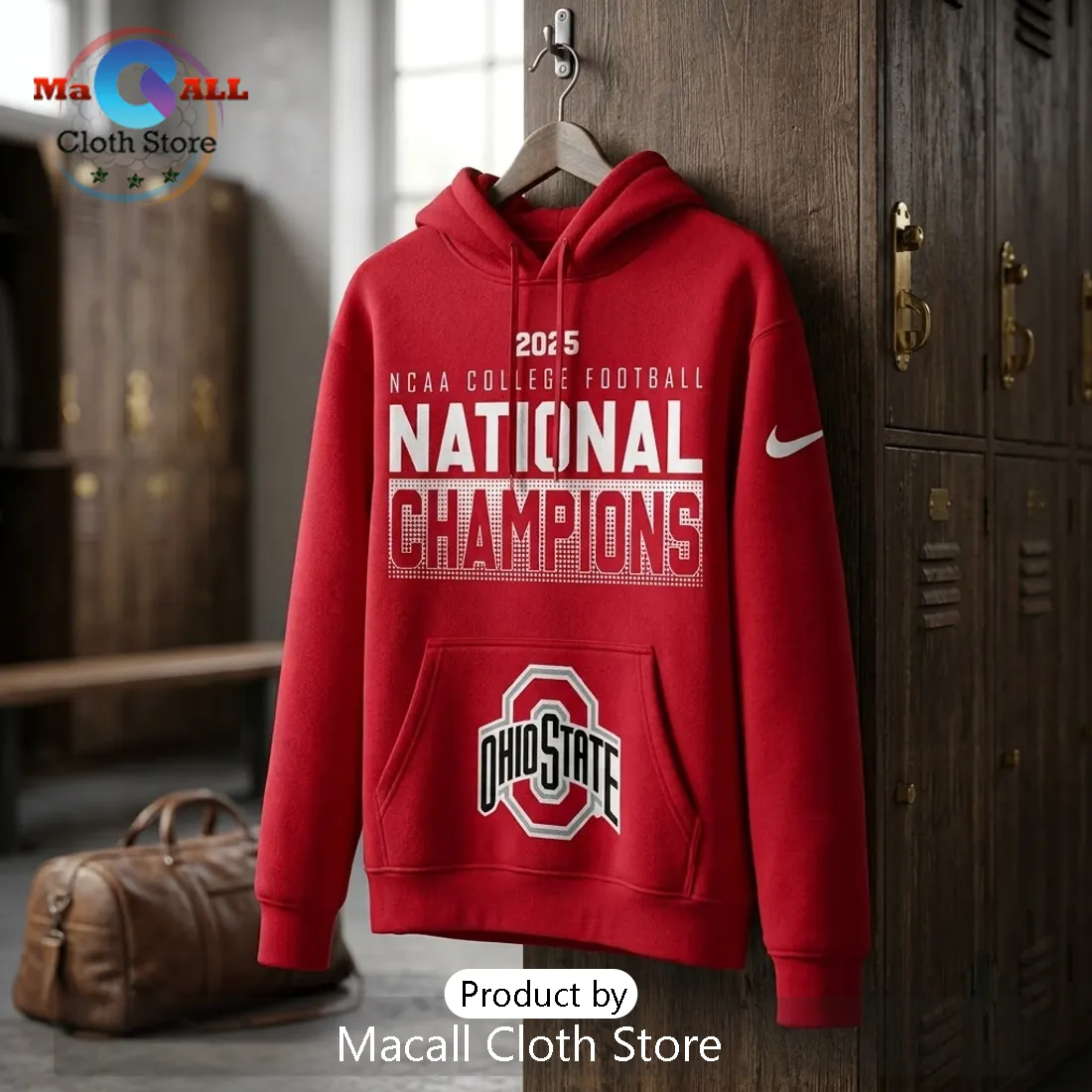 Ohio State Buckeyes 2025 National Champions Pullover Hoodie Ohio State Buckeyes 2025 National Champions Pullover Hoodie