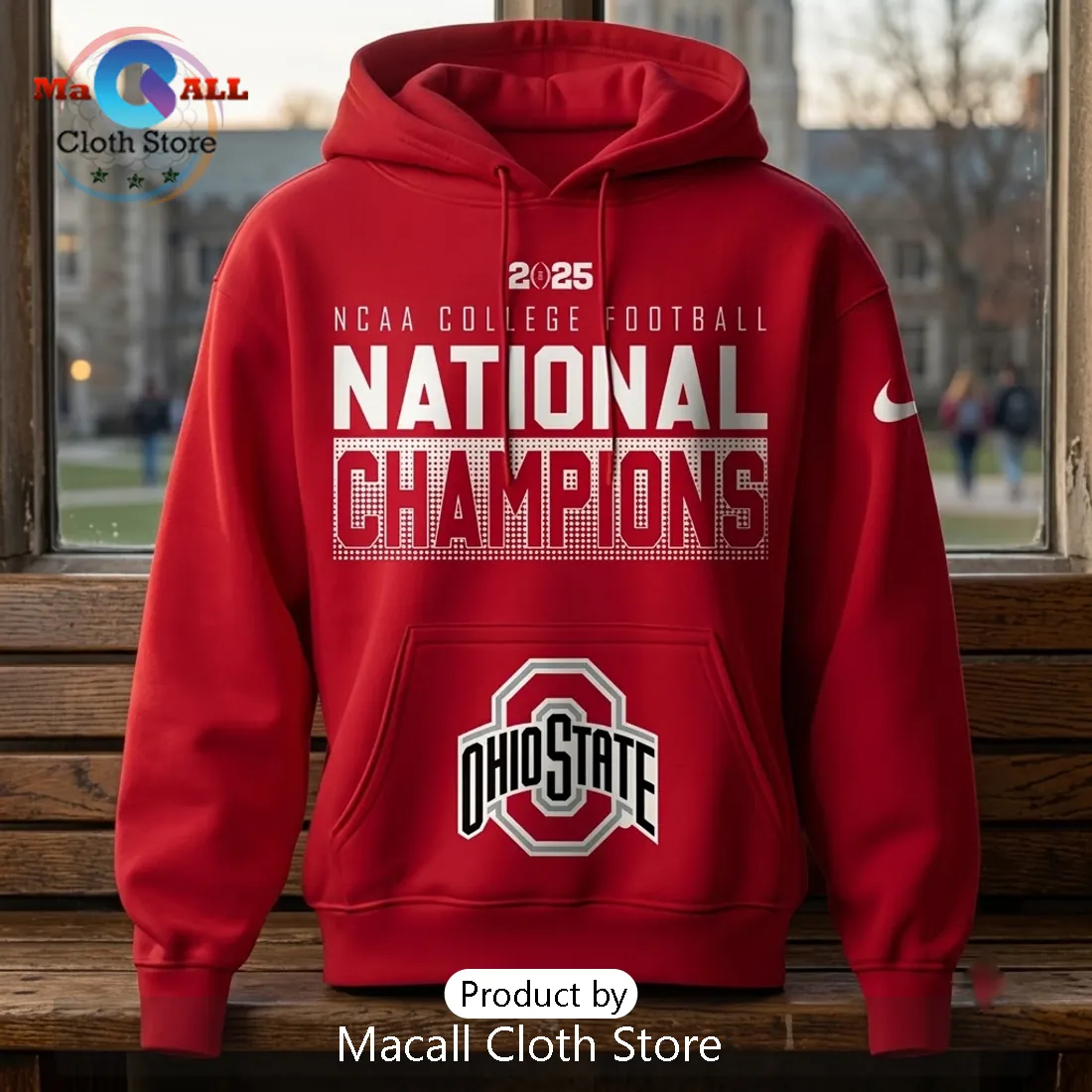 Ohio State Buckeyes 2025 National Champions Pullover Hoodie Ohio State Buckeyes 2025 National Champions Pullover Hoodie