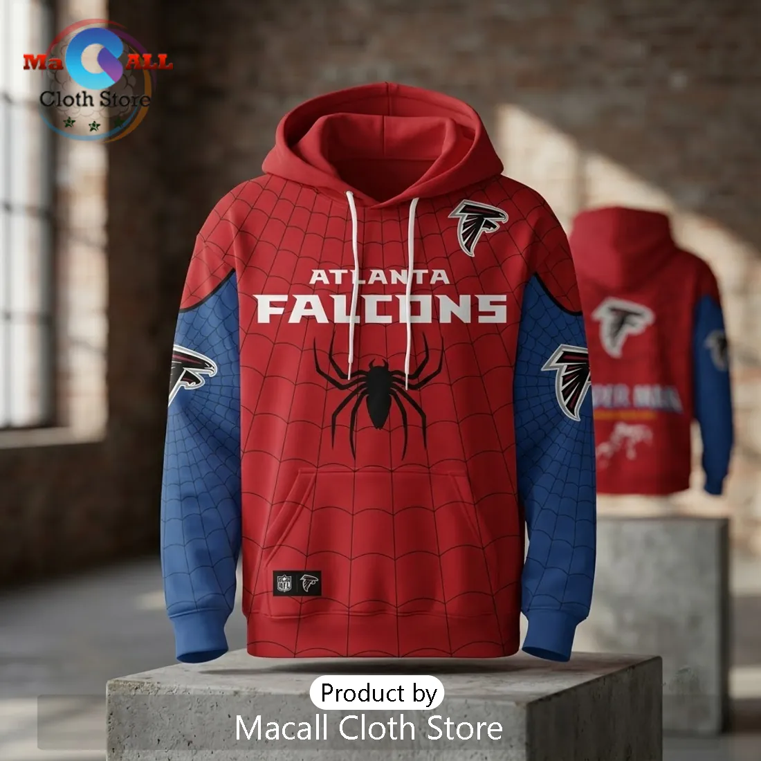 Atlanta Falcons x Spider-Man Marvel Hoodie Atlanta Falcons x Spider-Man Marvel Hoodie