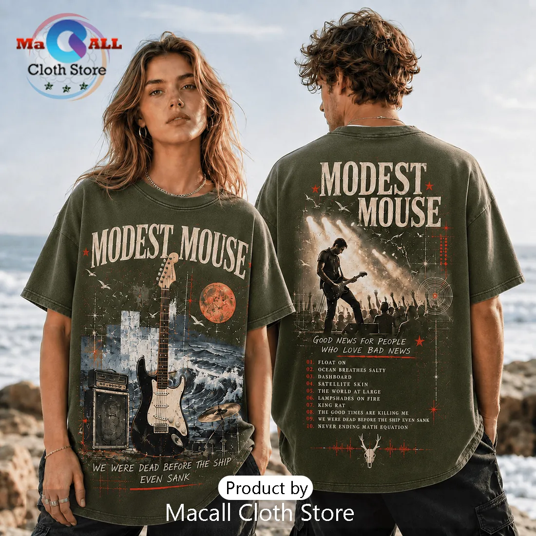 Modest Mouse Good News Album Art T-Shirt Modest Mouse Good News Album Art T-Shirt