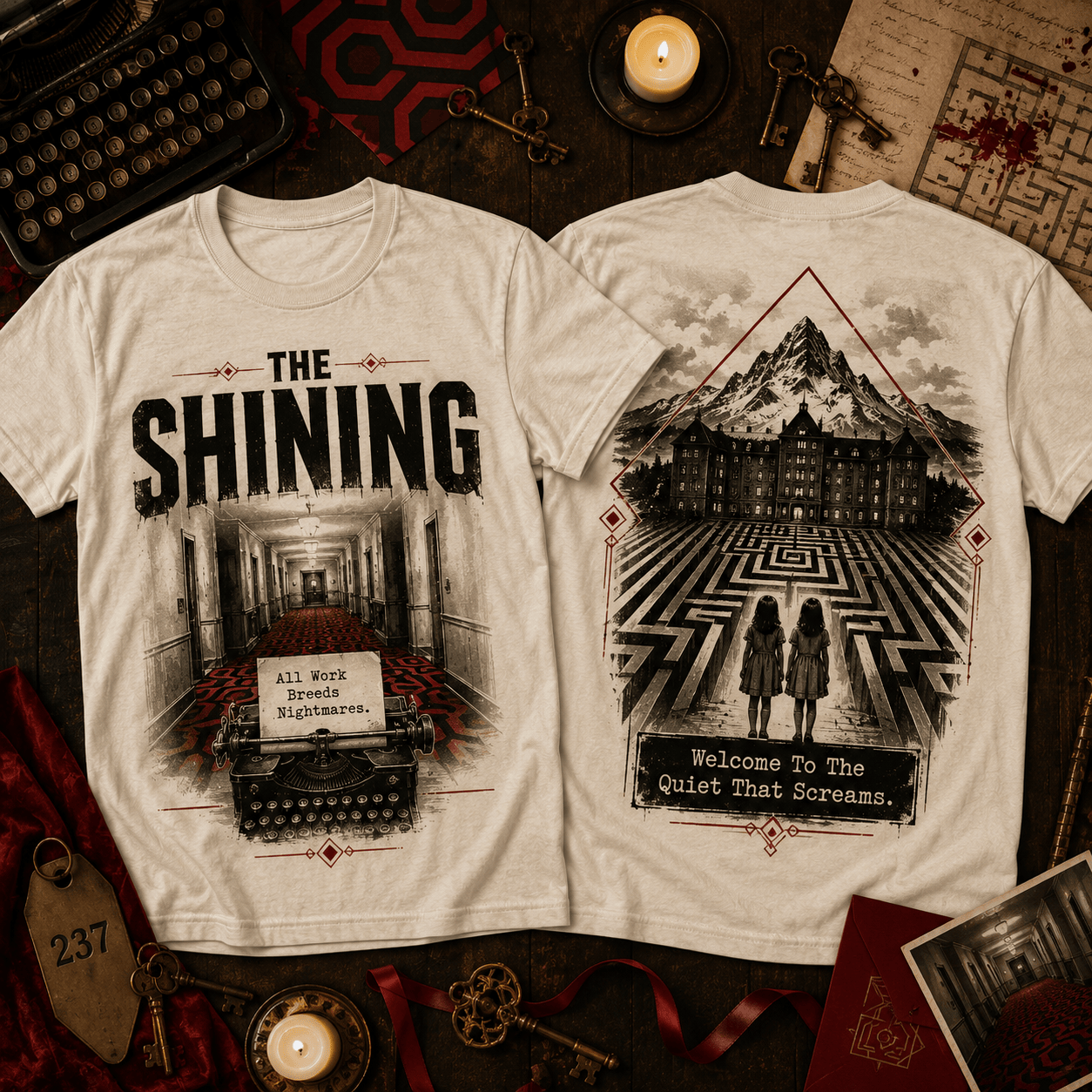 The Shining Stephen King Horror Movie T-Shirt The Shining Stephen King Horror Movie T-Shirt