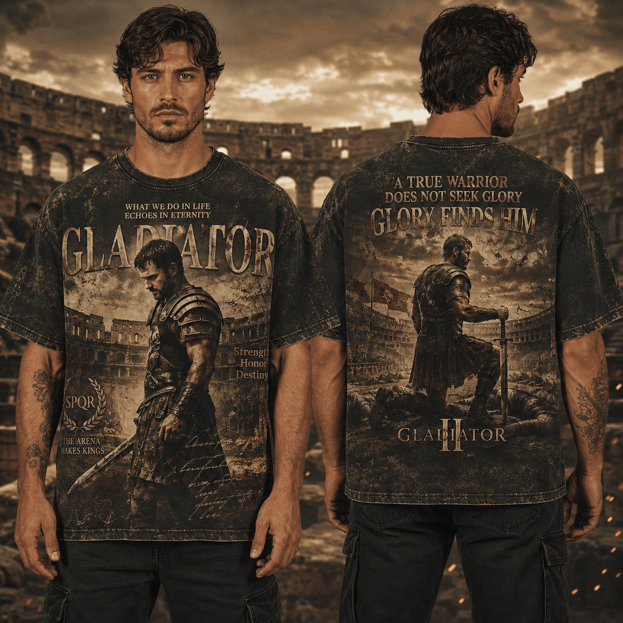 Gladiator II A True Warrior T-Shirt Gladiator II A True Warrior T-Shirt