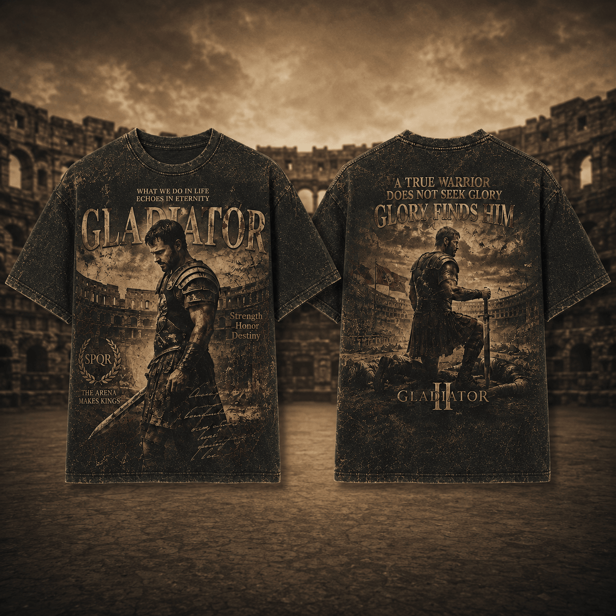 Gladiator II A True Warrior T-Shirt Gladiator II A True Warrior T-Shirt
