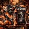 Rebel Without A Cause Skeleton Orange Halloween T-Shirt